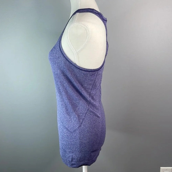 LULULEMON Run Swiftly Tech Tank Top Purple Racerback Space Dyed Size 6 - Picture 5 of 10